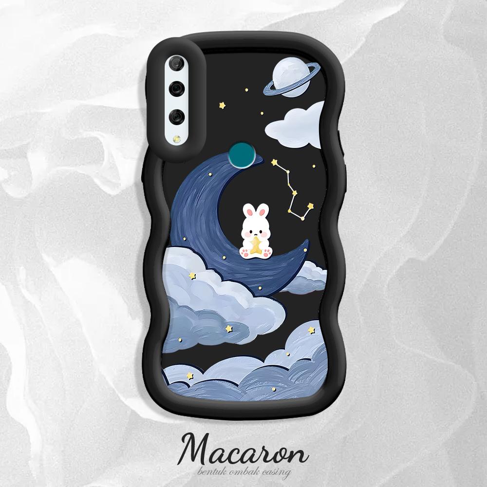 Gemaltes Muster Big Wave Edge Weiches Silikonmaterial Macaron-Telefongehäuse Stoßfestes Schutzgummigehäuse für iPhone Huawei Honor Infinix Tecno