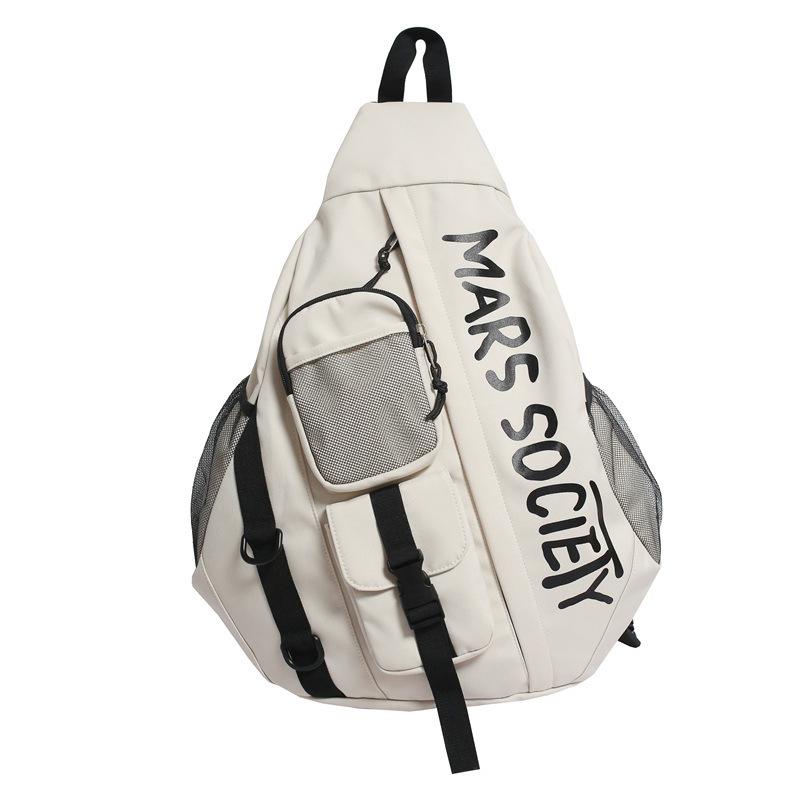 Shoulder Bag Men's Messenger Shoulder Bag Sports Travel Large Capacity Backpack Female Students Crossbody Chest Casual Bag Bolso