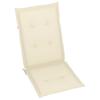 Foldable Garden Chairs Set 6 Pieces with Cushions Solid Acacia Wood