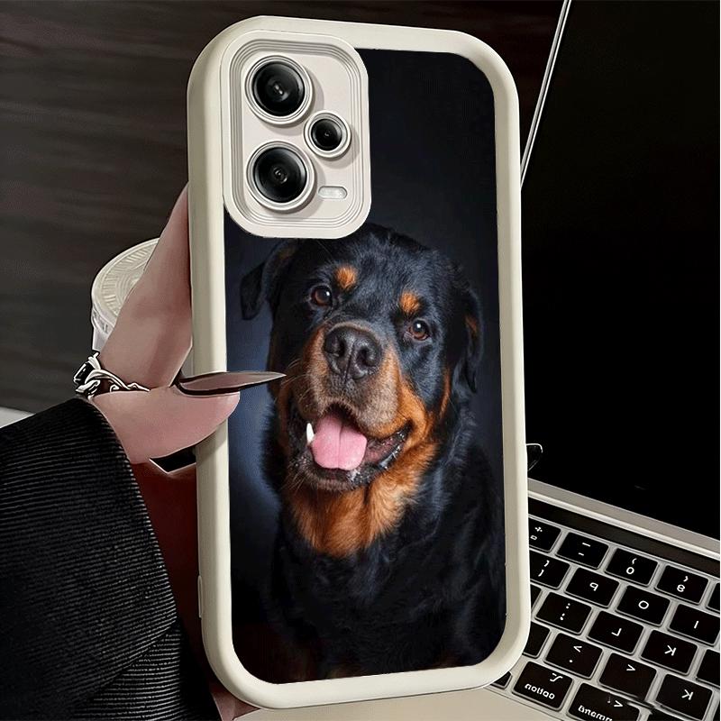 Rottweiler Dog Soft Phone Case for Xiaomi Redmi Note 15 14 13 12 11 Pro Plus 10S 11S 4G 11T 5G Shell Silicone Funda