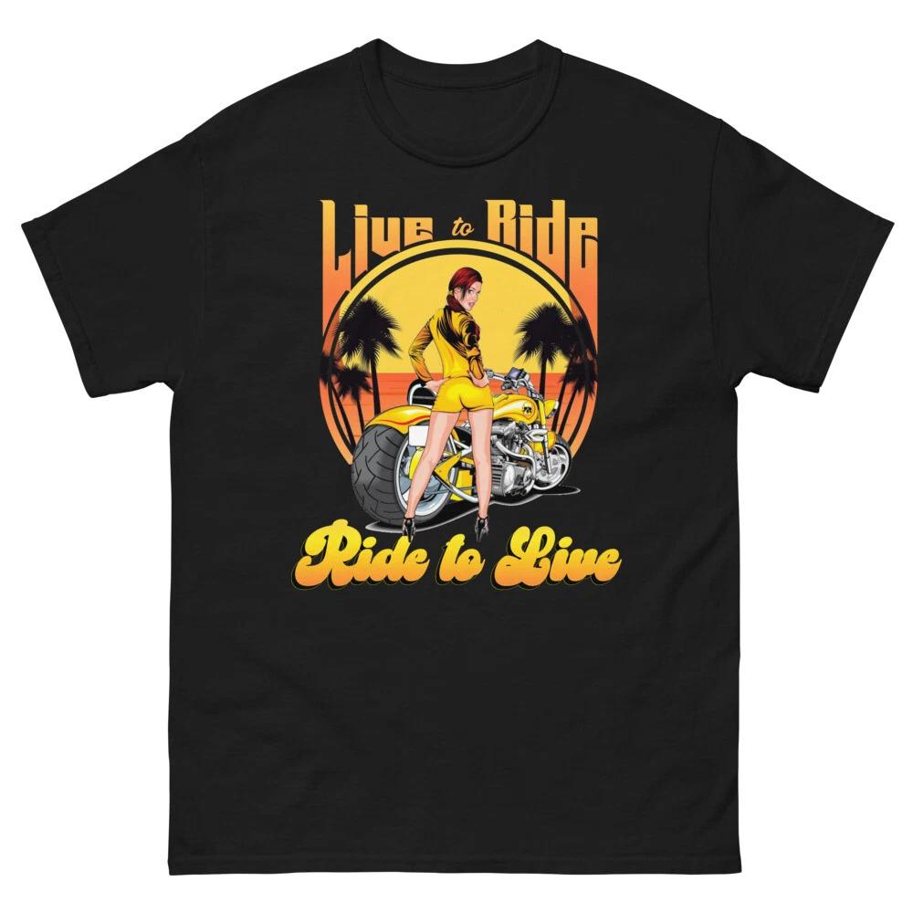 Live to Ride Chopper s heavyweight tee 100