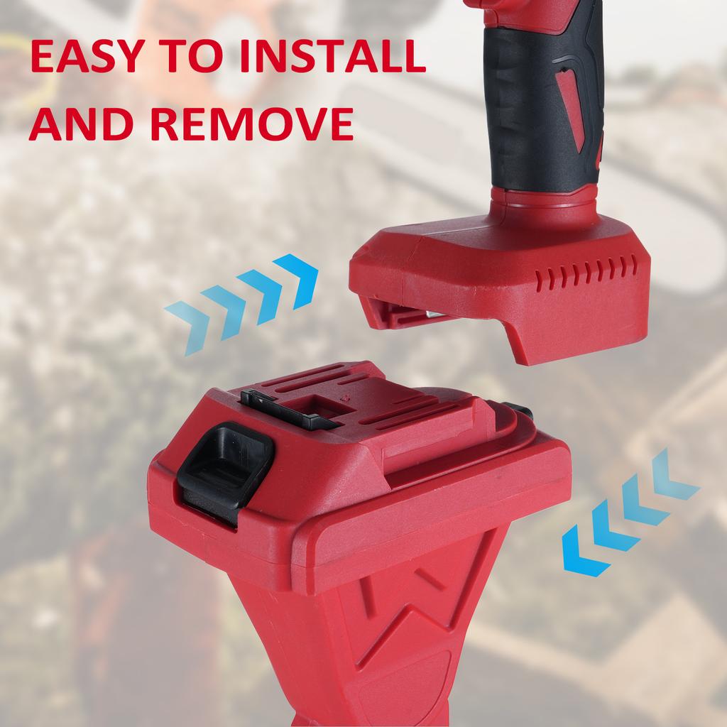 ZS2200 20V Cordless Pole Saw & Mini Chainsaw, 2in1 Electric Pole Saw with 2 Batteries and 2
