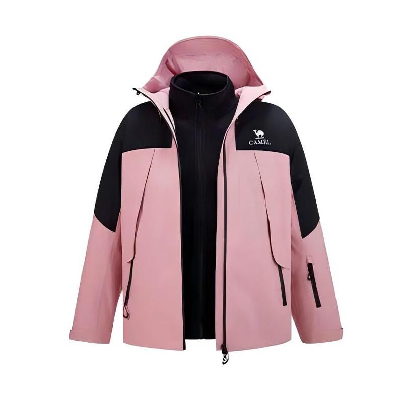 CAMEL Women s 3-in-1 Outdoor Windproof Waterproof Jacket M