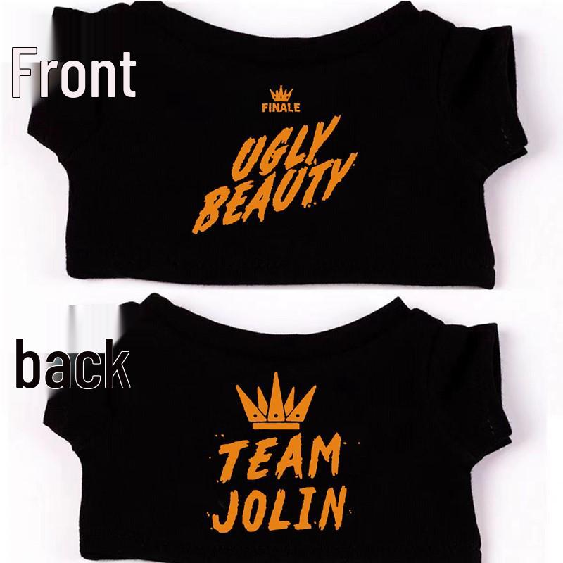 

Хлопковая кукольная одежда: Концертная футболка Джолин Цай Плюшевый наряд (10см, 15см, 20см, 40см) 20cm