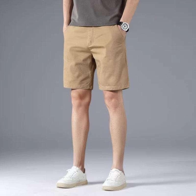 Pantaloncini Estivi Uomo Casual Slim Monocolore Pantaloncini Tecnici Estivi