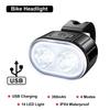 Front Rear Bike Lights Rechargeable Bicycle Cycling USB Flashlight for Bicycle Lighting Set Mountain Bike Lantern Accessories