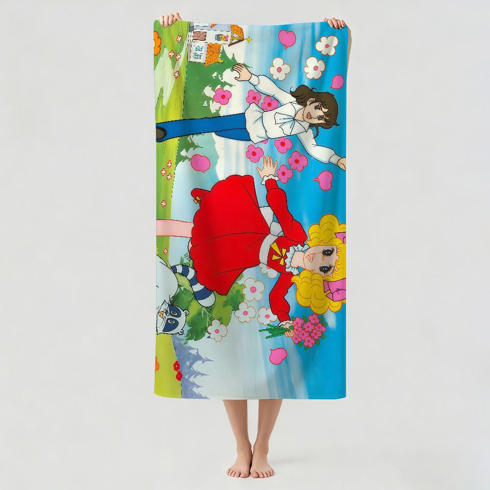 Cute Anime C-Candy Candy Towel Drying Bath Towel Applicable To Light Swimming Camping Yoga Beach Out