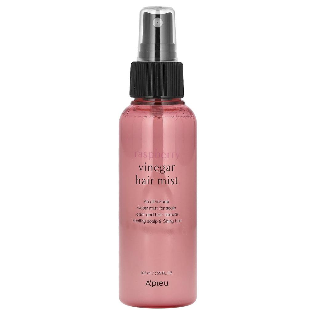 A'PIEU Vinegar Hair Mist, Raspberry, 3.55 Fl Oz (105 Ml)