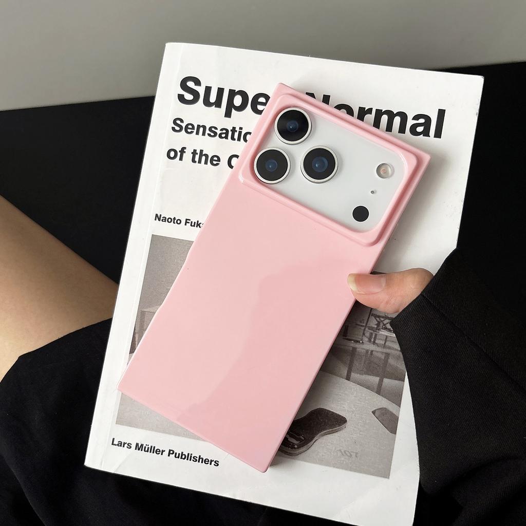 Luxuriöse Weiche Quadratische Fluoreszierende Klare Stoßfeste Hülle Für iPhone 17 Air 16 E 15 14 Plus 13 12 11 Pro Max Kristall Eiswürfel Abdeckung