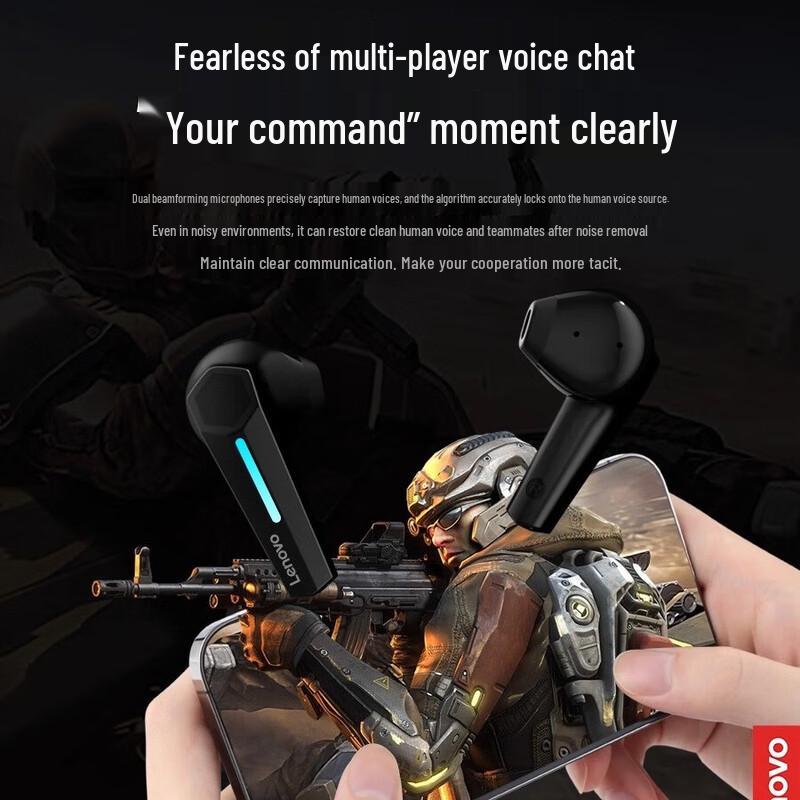 Lenovo GM1B True Wireless Gaming Earbuds