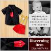 Mickey Mouse Style Kids Short Commemorative Photo [Lezalic] Outfit, Suspenders, Tie, Set, Children's Clothes, Costume, Outing, Sleeves, (110)