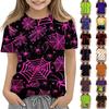 Kids Halloween Short Sleeve T-Shirt for Boys and Girls
