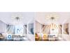 Versatile Ceiling Fan Lamp for Living, Dining, or Bedroom (110-220V, US Standard)
