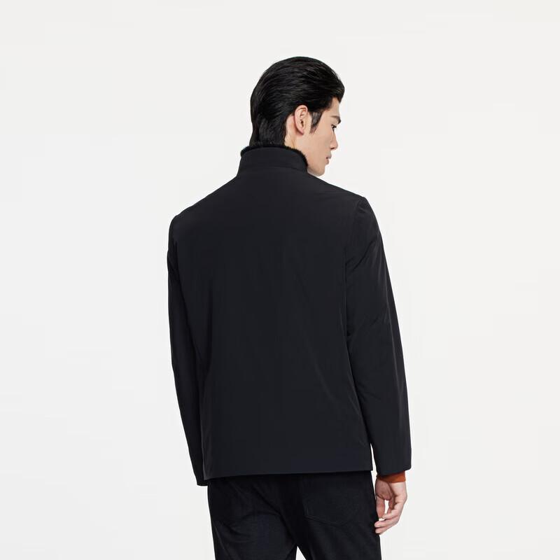 K-Boxing Men's Faux Fur Stand Collar Jacket BSNE4308