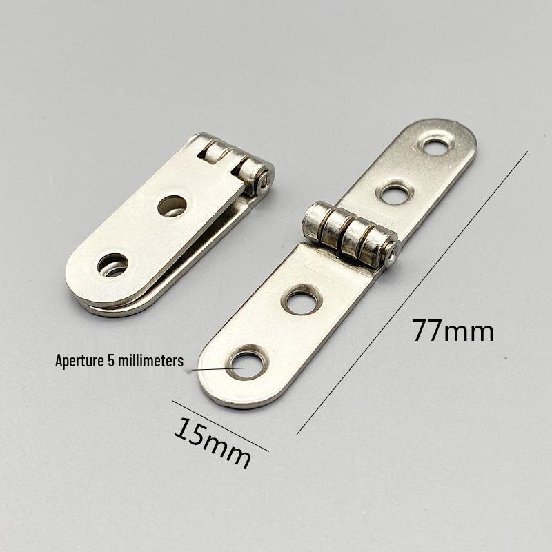 Rounded Corner Flip-Cover Folding Hinge Photo Frame Hardware, Thickened Iron Connection Parts