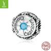 12 Constellation S925 Silver Beaded, Retro Style Fashion Color Zircon Diy Accessories Scc1725