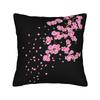 Pillow Cover Pink Cherry Blossom Watercolor Morden Pillow Case For Office Car Home Decor Pillowcases