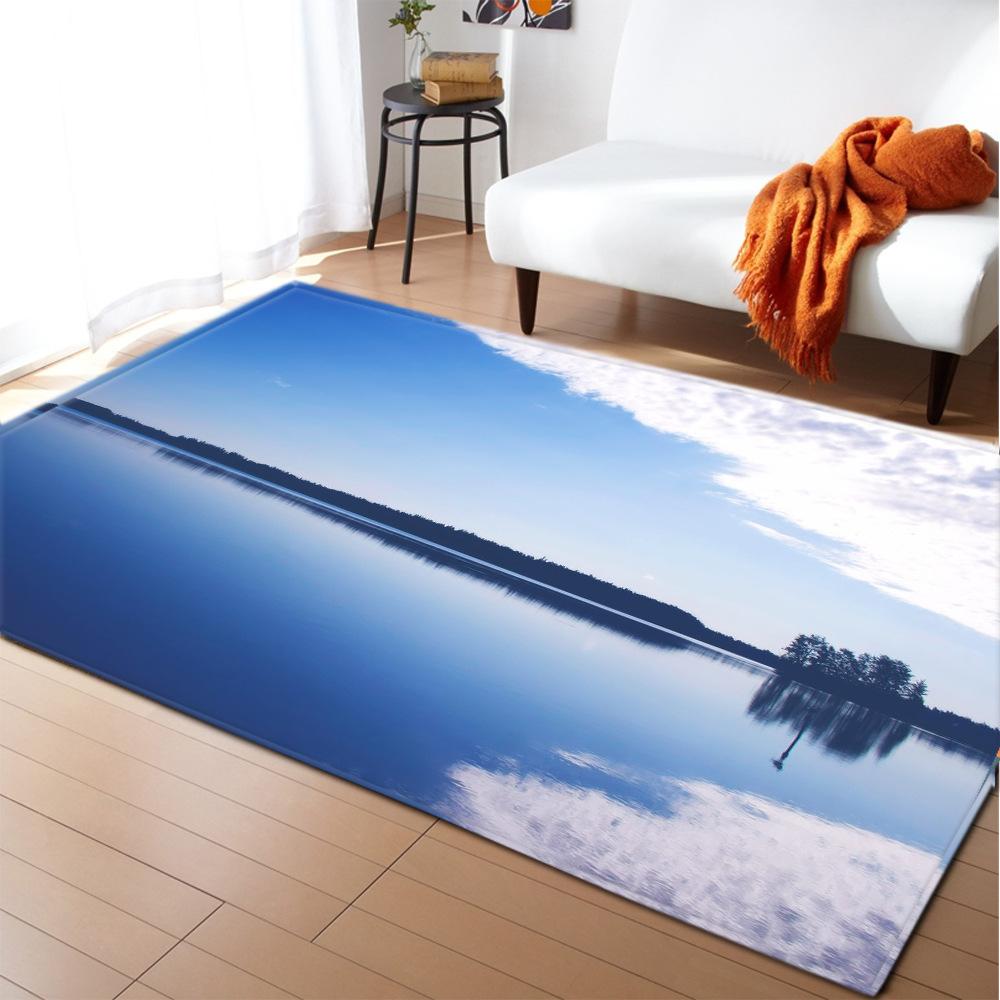 Scenic Carpet Feather Wind Bedroom Floor Mat
