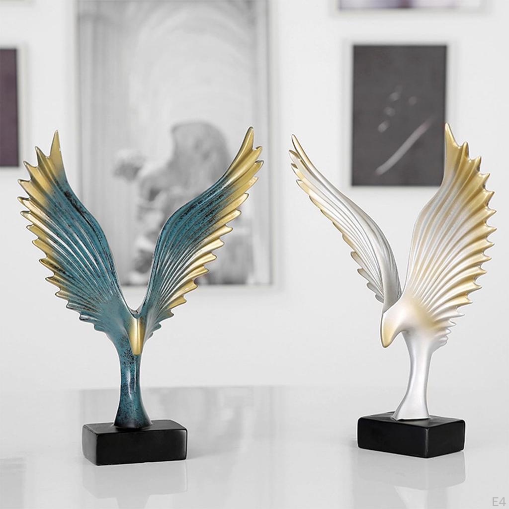 Figurine Sculptures Resin Statue Animal Desktop Cabinet for Outdoor Indoor Living Room Hotel Bedroom