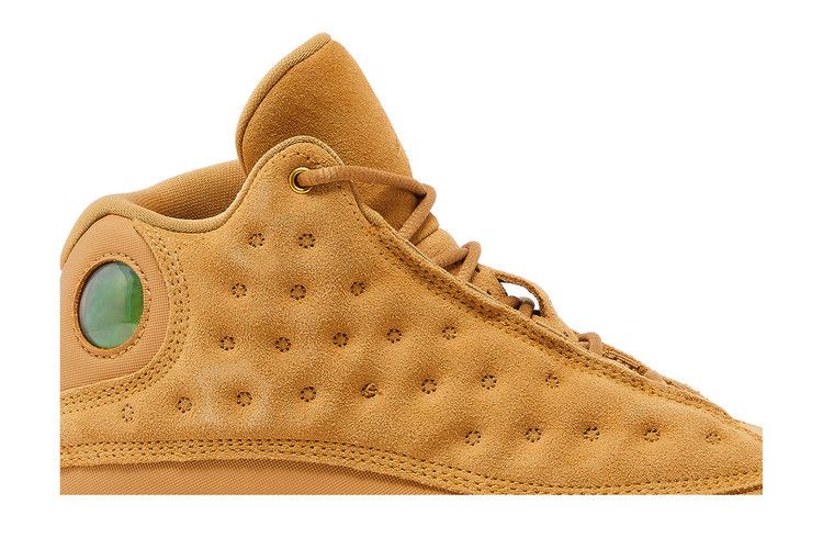 Kids' Sneakers Jordan 13 Retro Wheat (GS) Elemental Gold/Baroque Brown-Gum Yellow