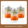 Glass Food-Grade Kimchi Jar for Pickling, Sauerkraut, and Vegetables - Wide-Mouth, Thickened Glass, Sealed for Home Use