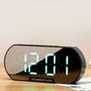 Simple USB Plug Battery Dual Purpose Home Silent Electronic Desktop LED Digital Display Makeup Mirror Alarm Clock