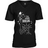 I'm with Her - Statue of Liberty Party Unisex V-Neck T-Shirt