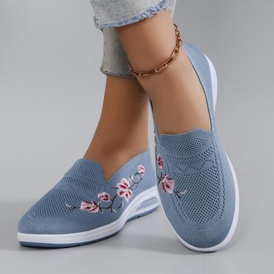 Frühlings-Sportschuhe für Damen, modisch, atmungsaktiv, leicht, rutschfest, verschleißfest, lässige Sportschuhe, flache Schuhe