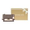 Michael Kors Mk Cece Color Block Chain Flap Crossbody Bag Women Bags Brown Soft-Pink 30T9G0EL2B266