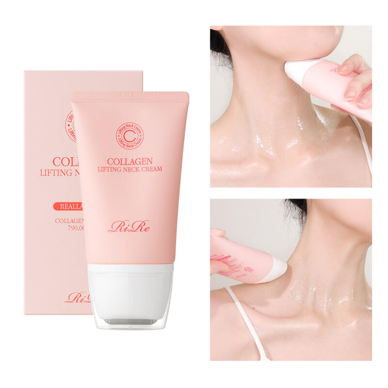 RIRE Collagen Lifting Neck Cream / Neck Wrinkle, Gua Sha Massage Collagen Lifting Neck Cream