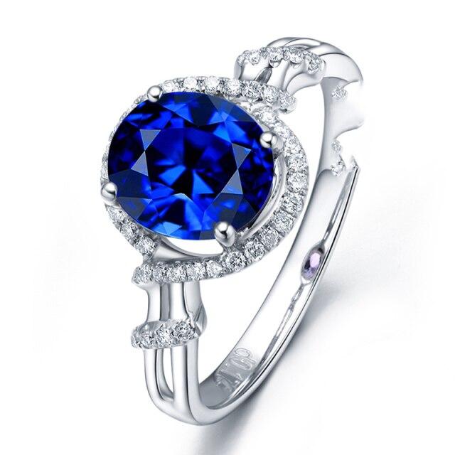 

S Finger Ring Blue Zircon Stone Stone Nuptial Wedding Occasion Finger Ring Trendy Fashionable Color Color Gathering Party Event Women Chain 7