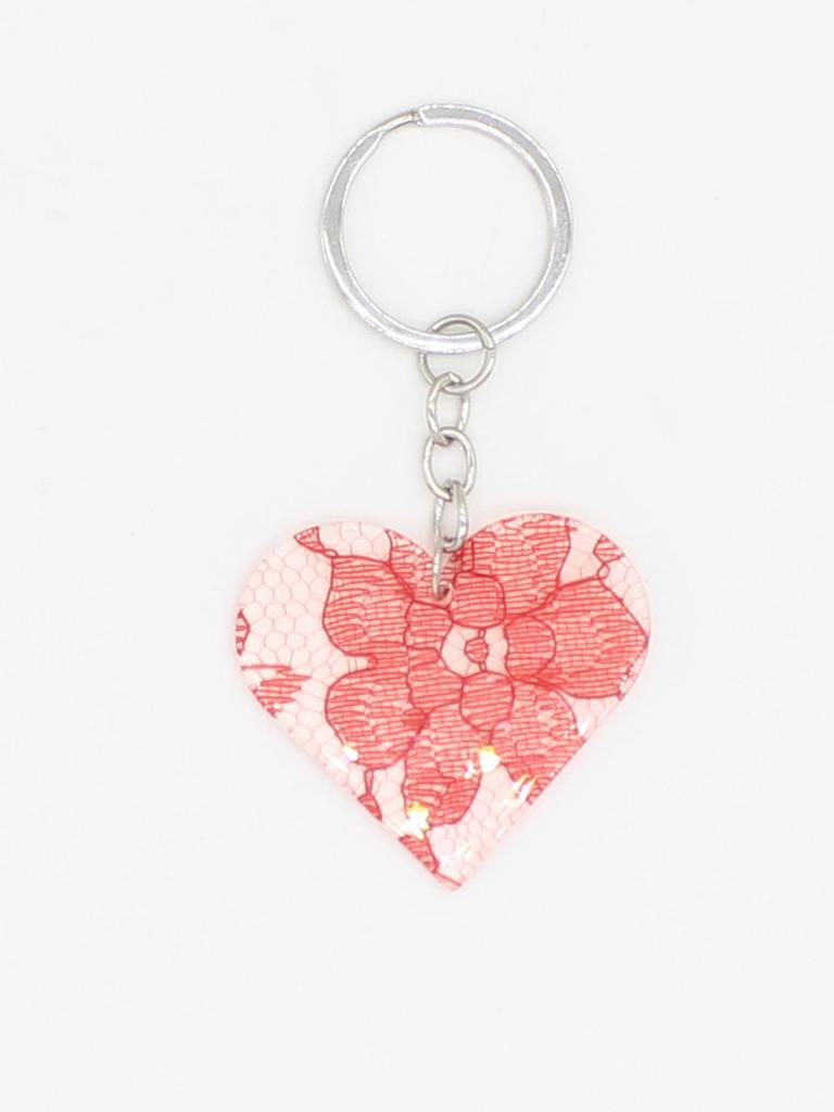 Acrylic Heart Crack Keychain & Phone Charm