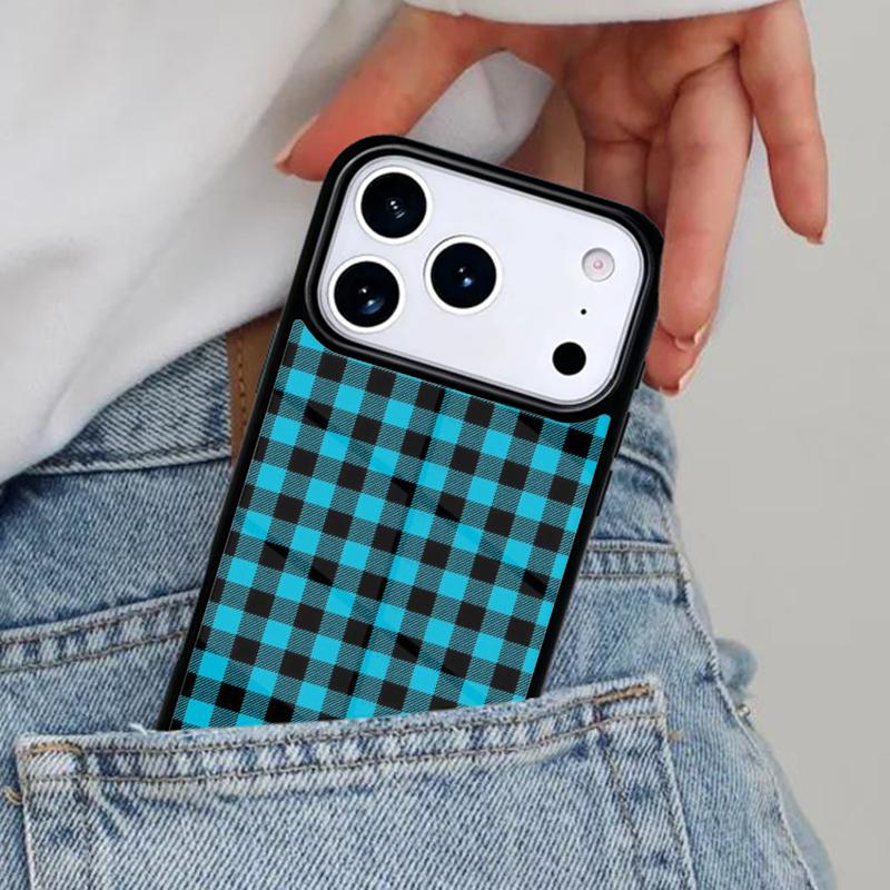Buffalo Plaid Pattern Phone Case for iPhone 16e 15 14 13 12 17 Pro Max Plus Air 17pro Cover Coque