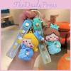 Charming Silicone Keychain Accessories For Cars And Bags Cute Cartoon Designs