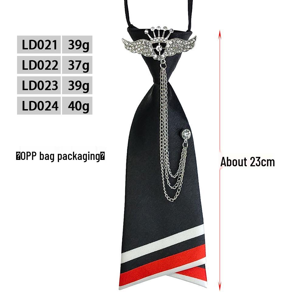 Unisex Japanese & Korean Academy Style No-Tie Uniform Collar Ornament - Fashion Tie for JK Girl Shirts