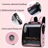 Breathable Backpack Pet Bag Outdoor Parrot Backpack Portable Transparent Bird Transport Bag Travel Luxury Large Space Double Zipper Pet Supplies