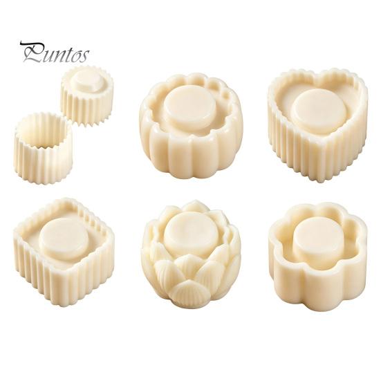 Backwerkzeuge für Gebäck Doppelseitige Mondkuchenform, Sonnenblumenmuster Wiederverwendbar ABS Handpresse Abnehmbar Einfach Kunststoff Dessert Dekoration