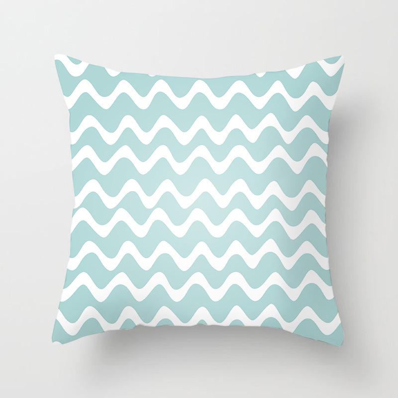 American Pattern Geometric Pillowcase Home Sofa Cushion Pillowcase
