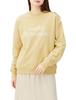 Miesloe Organic Sweat YEL Pullover, Women's, MWCT235024,