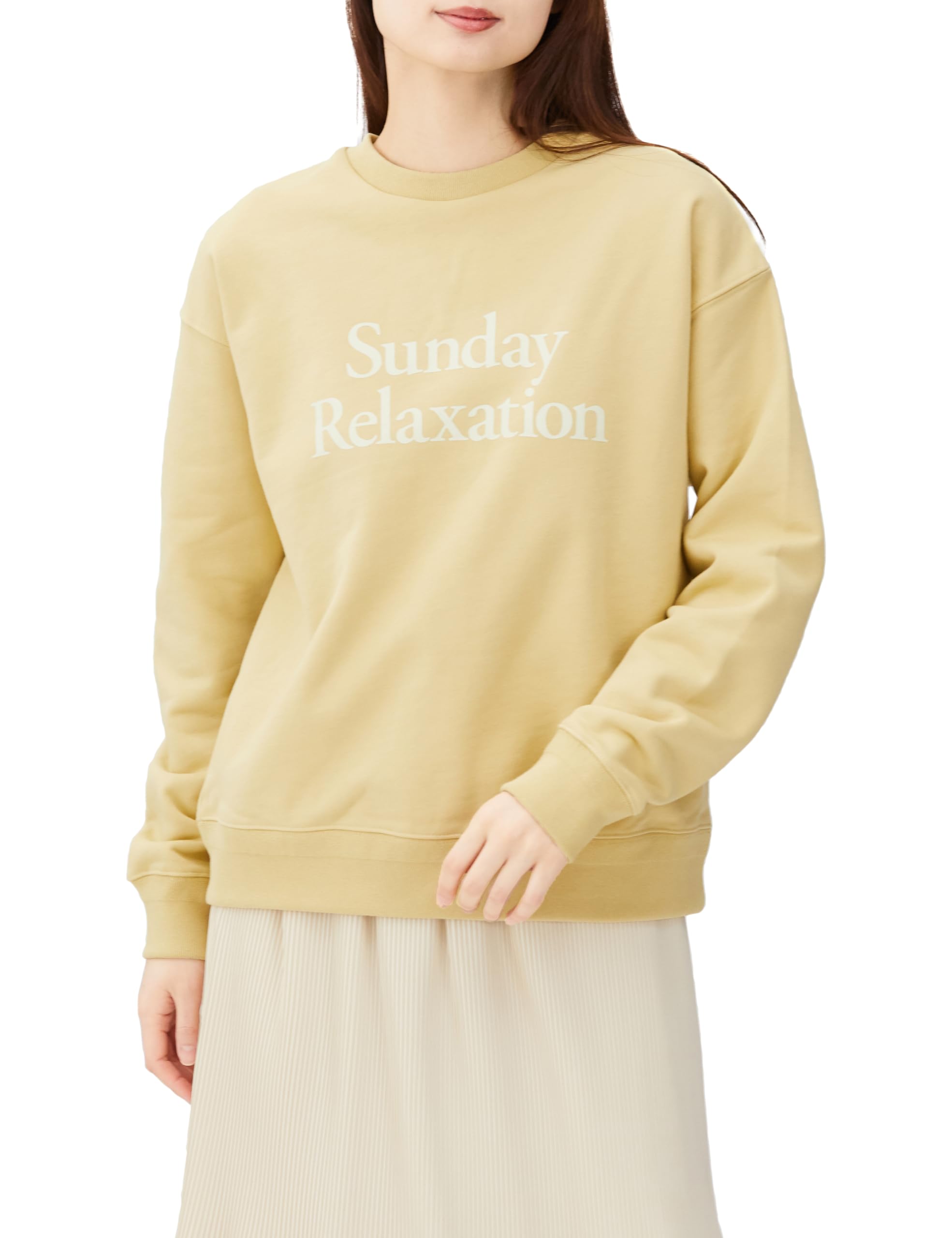 

Miesloe Organic Sweat YEL Pullover, Women s, MWCT235024,