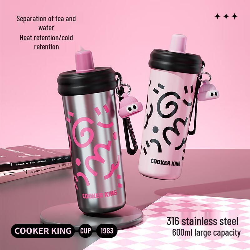 Chui Da Huang Graffiti Ice Cream Insulated Bottle 600ml