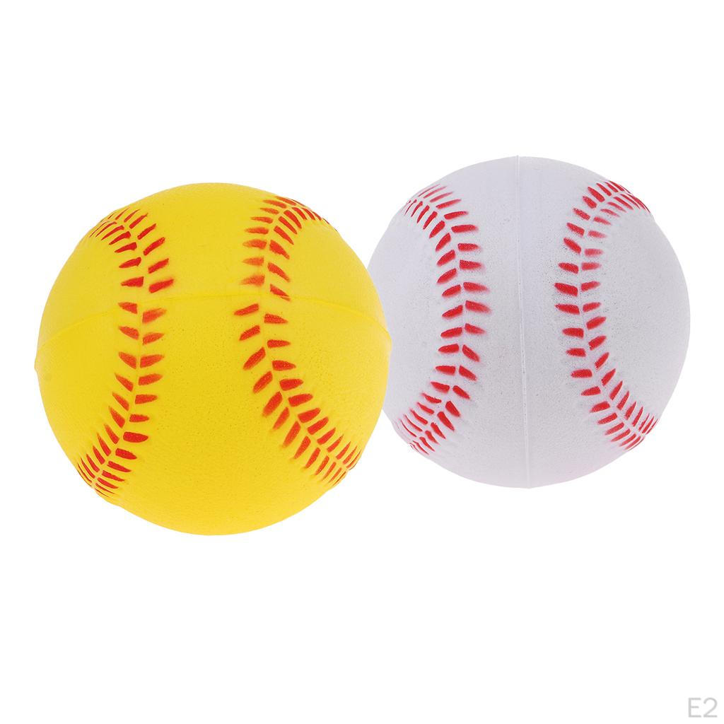 Safety Baseball Practice Training PU Softball Balls Sport Team Game White