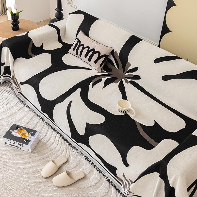 

Чехол для дивана Nordic Wind Senior Sense, универсальная ткань для полотенец Four Seasons, чехол для дивана с цветочным узором, двухстороннее одеяло в наличии 180X130