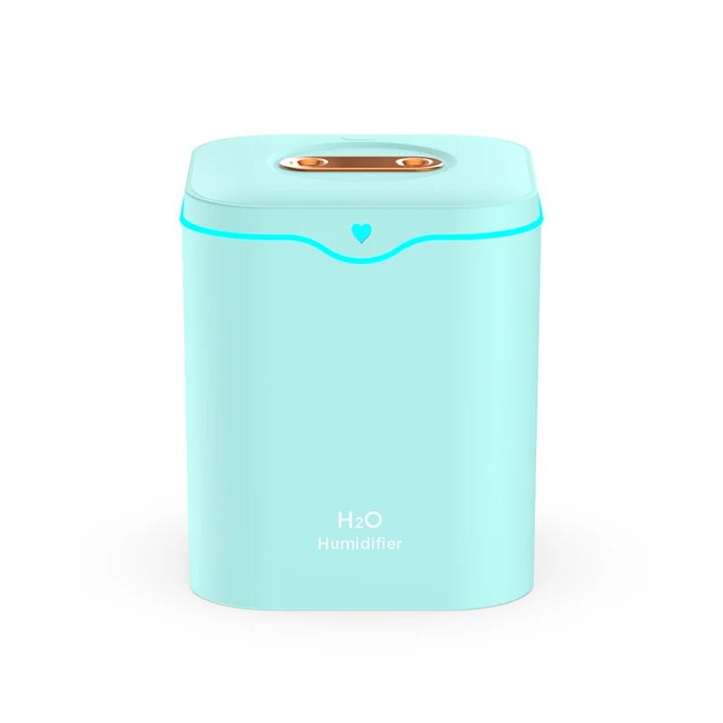 Large Capacity 2L Double Spray Humidifiers USB Ultrasonic Silent Aroma Diffuser Cool Mist Maker Air Purifier for Home Office