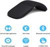 Slim and Portable 2.4GHz Foldable Wireless Mouse with Arc Optical Technology and Foldable Bluetooth for PCLaptops, Perfect for Home, Office, and