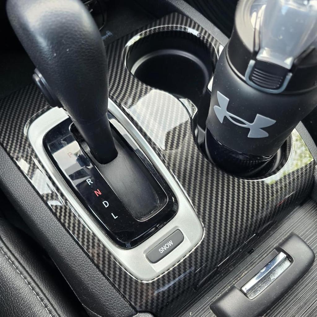 Gear Shift Panel Cover Trim for Honda Pilot 2016-2020/ Honda Ridgeline 2017-2019, ABS Automotive Center Consoles Cup Holder Cover Protector