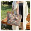 New Portable Handbag Cartoon Bear Pattern Large Capacity Shoulder Bag Casual Tote Bag Handbag Student Shoulder Bag
