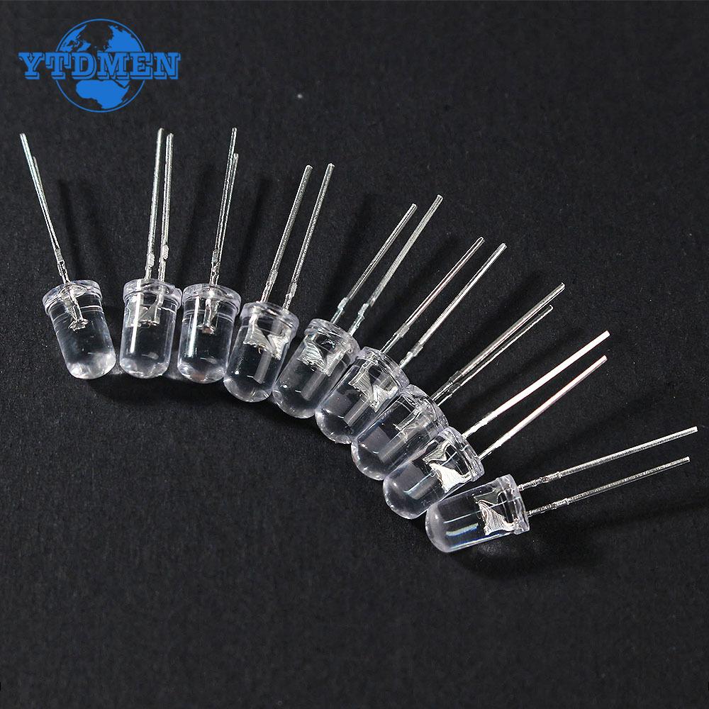 100pcs/lot 5 Colors F5 5MM Round LED Assortment Kit Red/Green/Yellow/Blue/White Light Emitting Diode Set