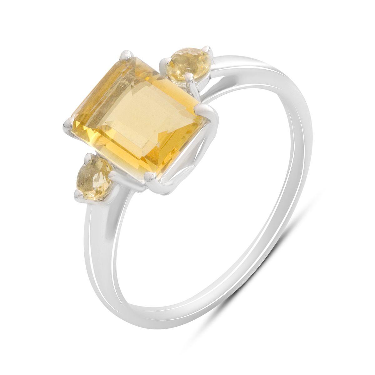 

Срібний перстень з цитрином нано 1.883ct, вага виробу 2,26 гр (2190080) 18 бурштин