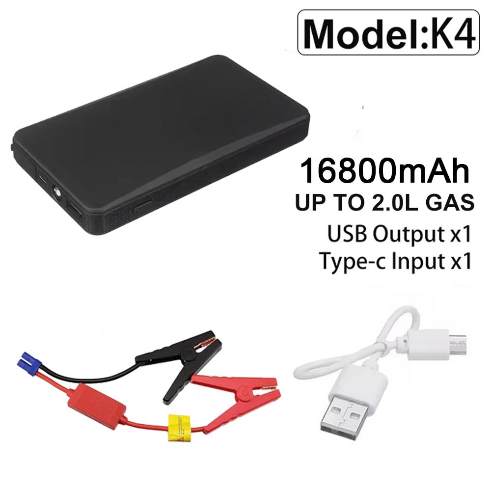 16800mAh 800A Car Battery Charger for Auto Power Bank Booster 12V Starting Device Petrol Car Jump Starter